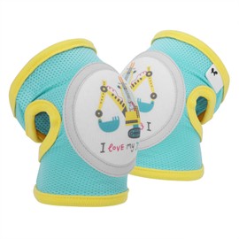 Baby Knieschoner Baumwolle Netz Krabbelknieschoner Kinder Knieschützer Knie Ellenbogen Pads kriechen Sicherheit Schutz Kleinkinder Mädchen und Jungen für 2-5 Jahre (Ziege-Muster)