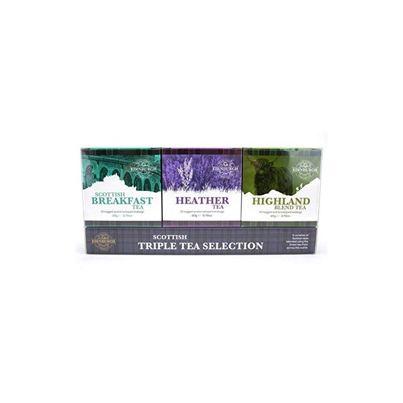Edinburgh Tea Coffee Company LTD Scottish triple tea selection box