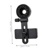 TEHAUX Phone Scope Mount Adjustable Clip Adapter for Smartphone Photography