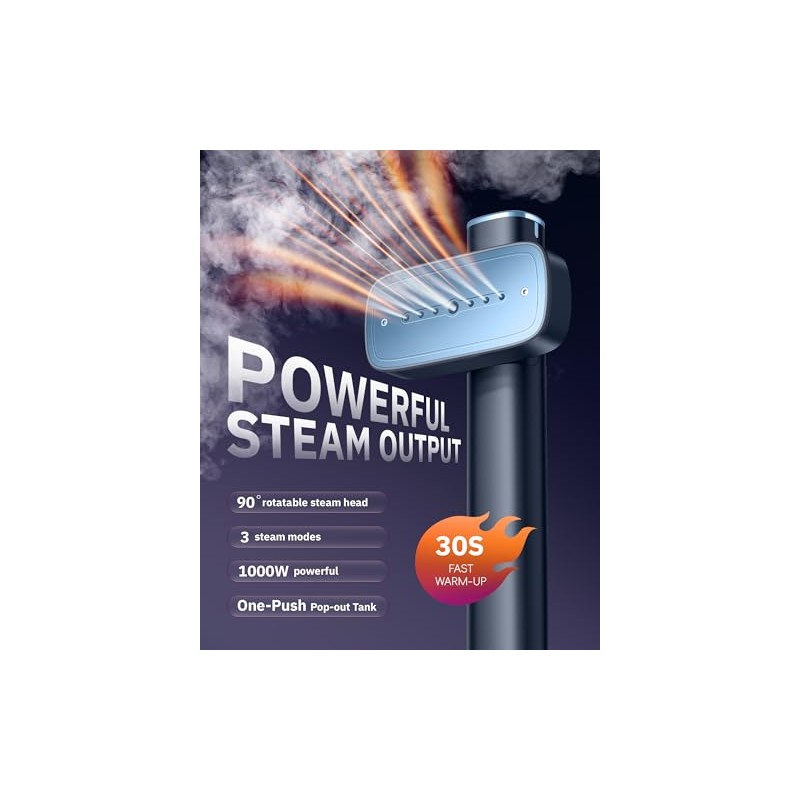 OGHom 2-in-1 Travel Steamer & Iron - Powerful Handheld Wrinkle