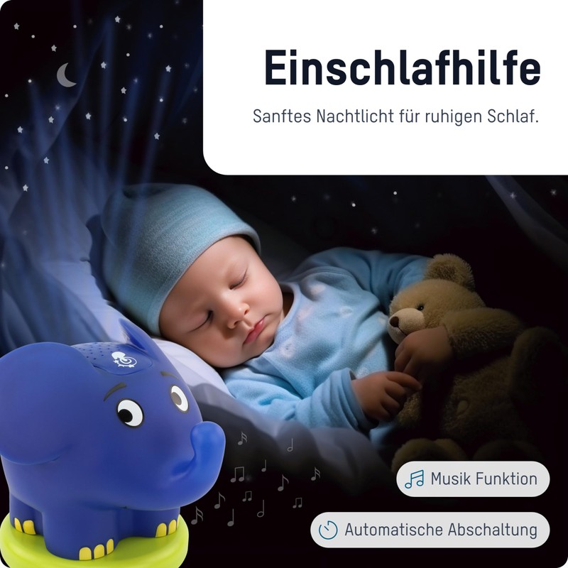 Ansmann Star Light Projector Elephant – Broadcast with the Mouse