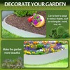 Tandefio Corrugated Metal Garden Edging 12 in x 20 ft