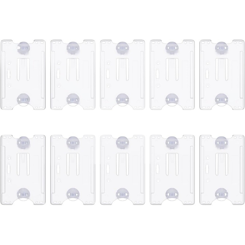 10 Pcs Portatarjeta Carro, SHANDABULIU Tarjetero para Coche con Ventosa,