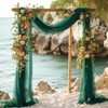 Loopiske Emerald Green Wedding Arch Draping Fabric 1 Panel 29"