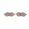 Butterfly Hinge Antique Copper Finish Flush Mount Hinge 2 Hinges