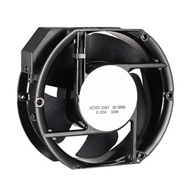 sourcing map Cooling Fan 172mm x 150mm x 51mm FP-108EX-S1-S AC 220/240V 0.22A Long Life Sleeve Bearings