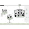 Dalber 63161H E14 Children's Table Lamp Bedside Lamp Panda Animals