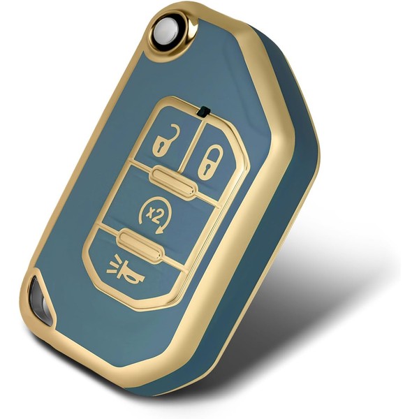 WORCAS TPU Smart Key Fob Case Protective Cover Compatible with