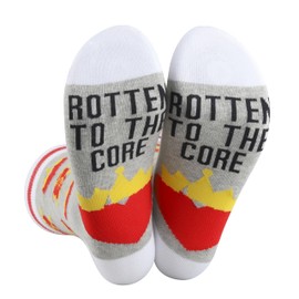 LEVLO Jay Socks Carlos Fans Gift Rotten to the Core Mal Socks Jay & Mal TV Show Merch, The Core Sock, One Size