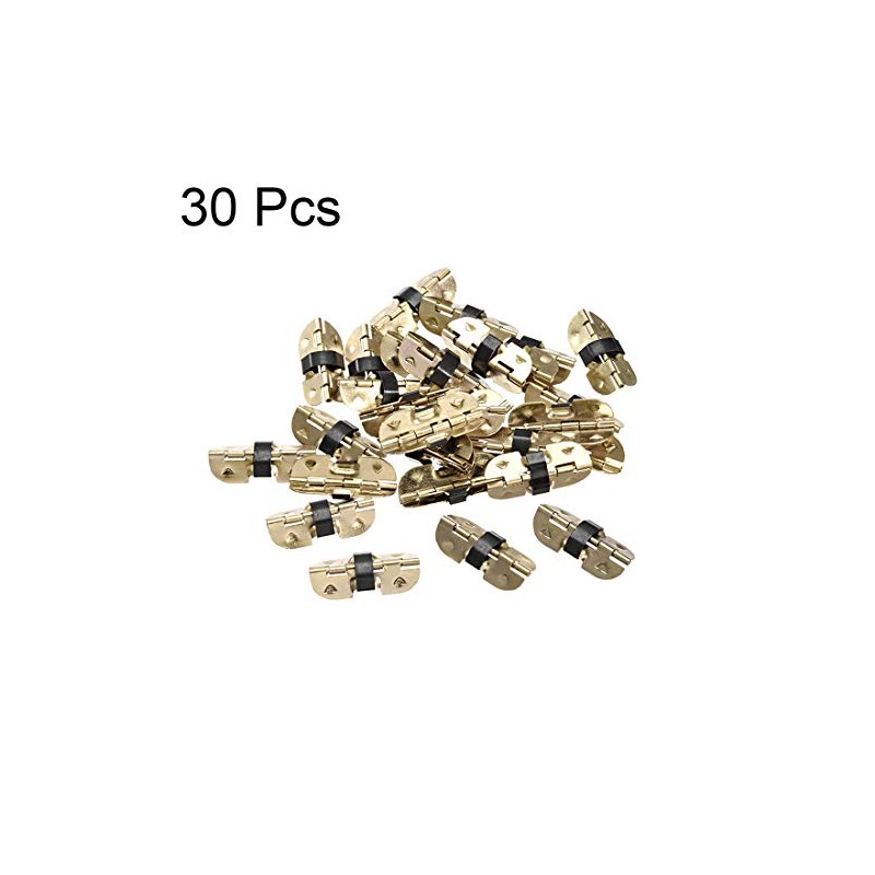 Sourcingmap Spring Loaded Hinges for Glasses Case Jewelry Wooden Box