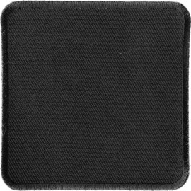 Ivamis Black 3 Inch Square Blank Patch- 3x3 inch - P4036
