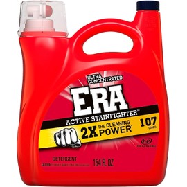 Era 2X Ultra Active Stainfighter Formula Regular Liquid Laundry Detergent 154 lf oz 107 Loads