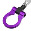 A ABSOPRO Front Bumper Trailer Ring Eye Drag Hook Purple