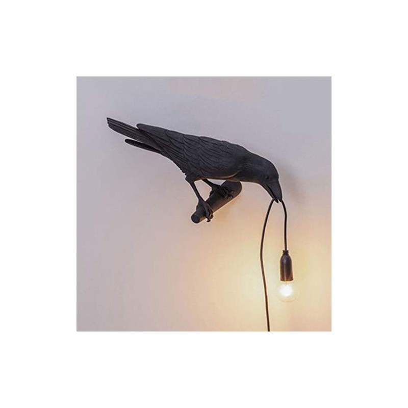 Aooxida Luluckly Raven Light Birds Table Lamps Bedroom Resin Crow