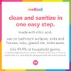 Method Antibacterial Bathroom Cleaner, Spearmint, Removes Mold + Mildew stains,
