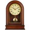 Bulova B7467 Hardwick Clock, Table top, Walnut Brown