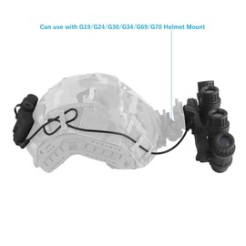 GPNVG 18 Tactical Binocular Night Vision Dummy Model,Tactical Helmet No Function NVG Model Kit for Cosplay Display