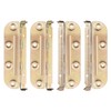 Surface Mounted Bed Rail Brackets-Bed Frame Hardware for Wood Bed