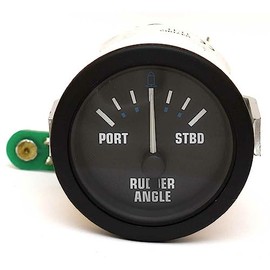 Beede Boat Rudder Angle Gauge 947082 | 2 Inch Black