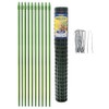 Tenax 2A230072 DIY Garden Fence Kit 4' x 50' Green