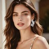 Enrwin Chunky Statement Sectored Flower Leaf Shell Angel Wing Clip