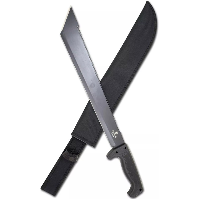 Snake Eye Machete with Heavy Duty Construction, Ergonomic Non-Slip Handle