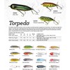 Heddon Torpedo Prop-Bait Topwater Fishing Lure with Spinner Action, Black