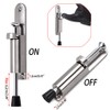 IGNPION 2 pcs Stainless Steel Kick Down Door Locks Stopper