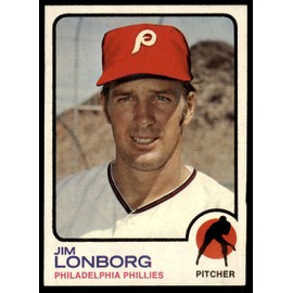 1973 Topps # 3 Jim Lonborg Philadelphia Phillies (Baseball Card) NM/MT Phillies