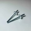 HEAD 100pc LARGE FLANGE ALUMINUM POP RIVETS 1/8" x 3/8" 