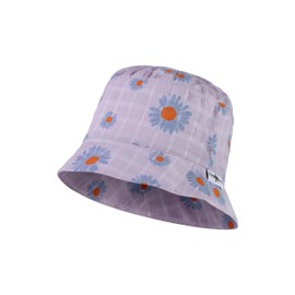 Sterntaler Kinderhut Blume - Mädchen Kinderhut Blume - Schirmmütze mit UV -Schutz 30 für Schutz an heißen Sommertagen - Sonnenhut aus Baumwolle - flieder, 51
