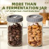 Fermentation Jar, 4-Pack 32 oz Mason Jars with Airlocks