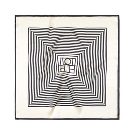 SHIROUYU 100% Mulberry Silk Scarf 27"x27" Square Women Neckerchief Headscarf - Lightweight Neck Scarf Gift Packed