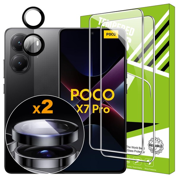 zZjoOoj For Xiaomi Poco X7 Pro Screen Protector 6.67 inches,