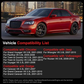 GPMMWPG Ignition Coil Pack UF305 Fits for Chrysler Town & Country V6 01-10, Grand Voyager Pacifica Voyager; Fits for Dodge Caravan Grand Caravan 2001-2010, Replaces UF412 UF633 56029098AB 56032520AB