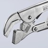 KNIPEX Tools - Universal Grip Pliers, Pivoting Jaw, Chrome (4014250)
