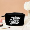 MoCaliduccious Teaching IS MY Super POWER Print Makeup Bag Teacher
