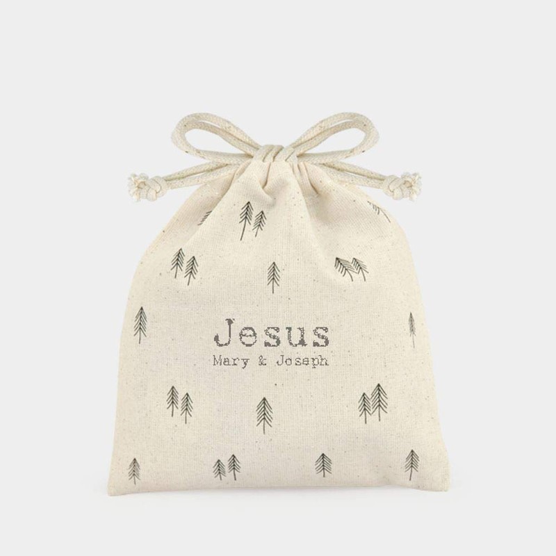 East of India Hand Made Wooden Jesus Bag Set Mary