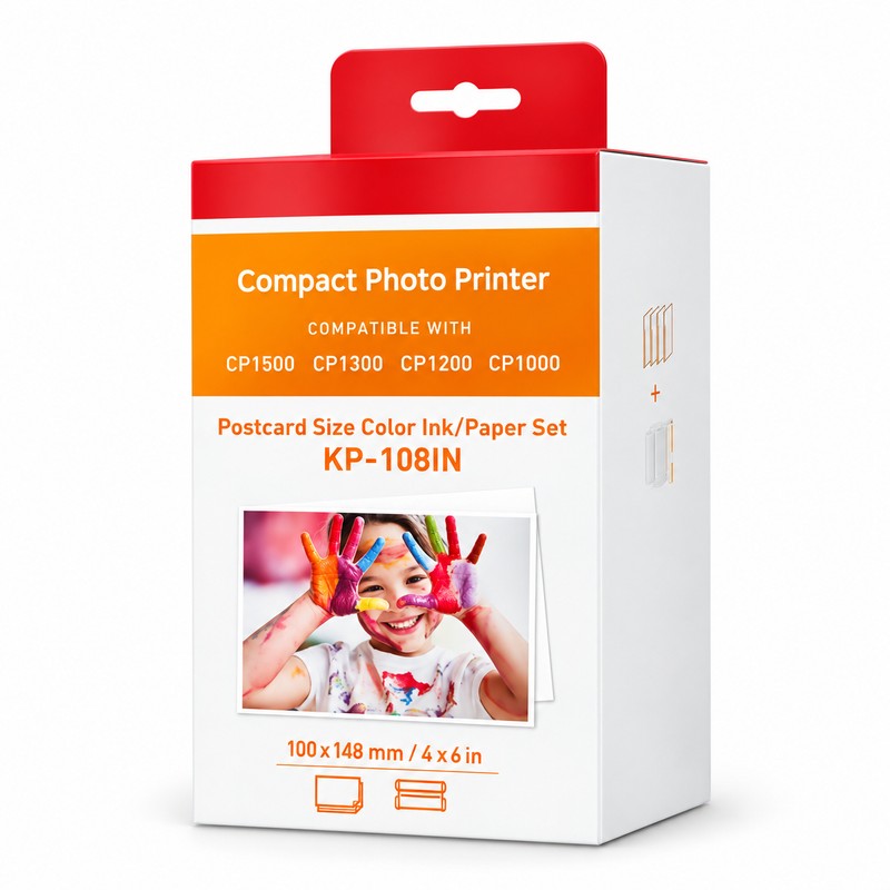 KP-108IN Photo Paper & Ink Cassette Set for Canon SELPHY