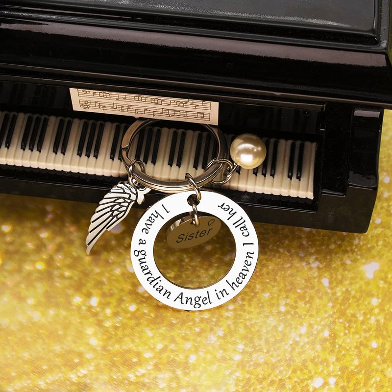 Llavero conmemorativo de joyería conmemorativa para marido, regalo de condolencia,