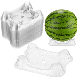 Irenare 30 Pcs Melon Cradle Plastic Melon Cradles Watermelon Holder for Garden Watermelon Support Stand Plant Garden Support Protector for Pumpkin, Squash and Fruits, Holds up to 20 lbs