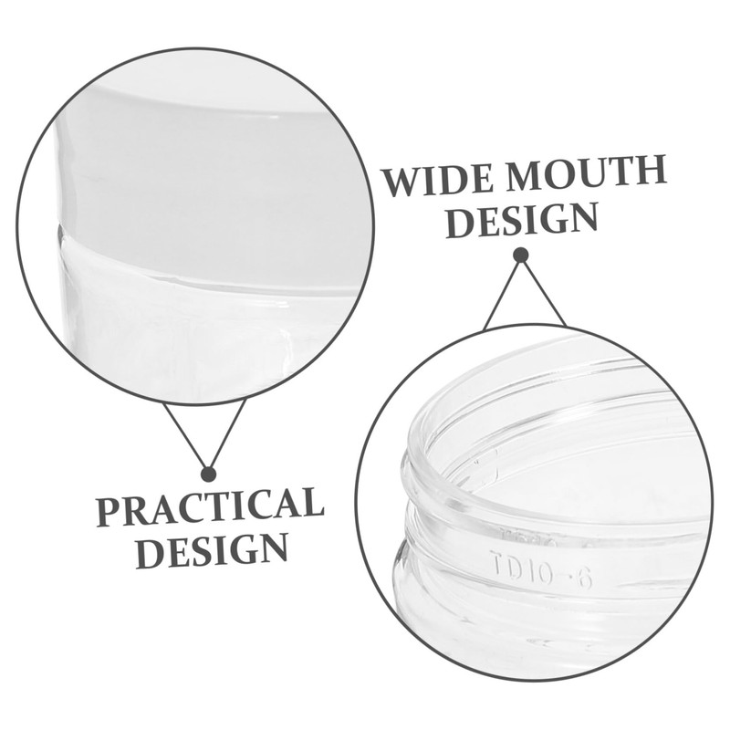 FOMIYES 3sets Travel Size Bottle Set 30g Wide Mouth Containers