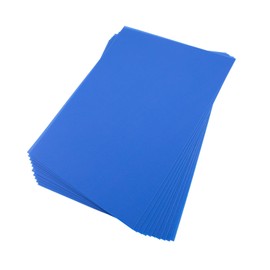 Incontesta 10 Pcs A4 Size Blue Opaque Rigid Plastic Sheet, 0.5mm Thick PVC/PP Sheet 297mm x 210mm for Office DIY Cutting
