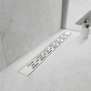 Linear Shower Drain, Shower Drain with bar Pattern Grate, Professional