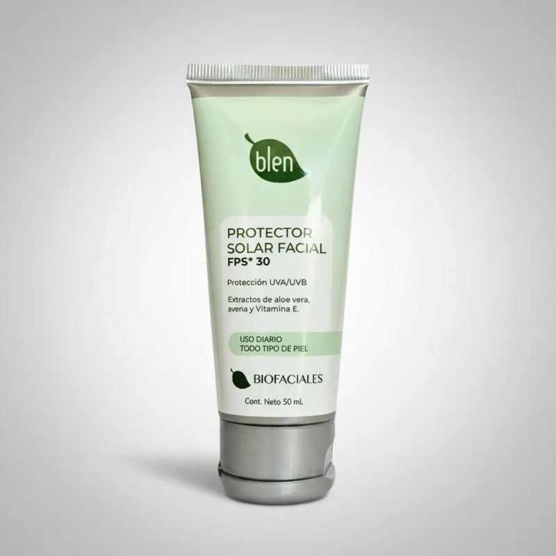 Protector Solar Facial Áloe Vera Avena Vitamina Blen