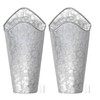 2PCS Iron Art Wall Planter Hanging Flowers Pot for Home