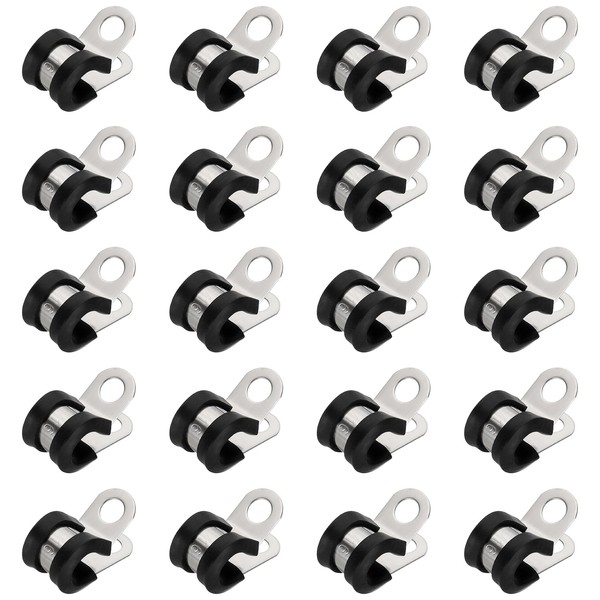 PATIKIL 5/16 Inch Cable Clamps, 100 Pcs 304 Stainless Steel