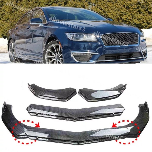 Unbranded For Lincoln MKZ 2007-2020 Front Bumper Lip Splitter Spoiler