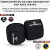 AQF Knee Wraps Weight Lifting Bandage Straps Guard Pads Powerlifting