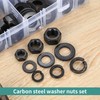 Hex Nuts Assortment Set, Self-Locking Nuts Set, Lock nuts, Carbon